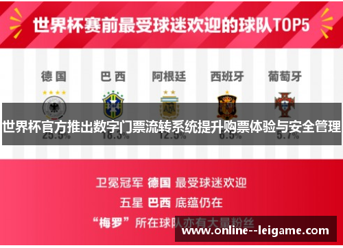 世界杯官方推出数字门票流转系统提升购票体验与安全管理 世界杯官方推出数字门票流转系统提升购票体验与安全管理